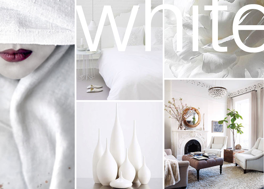 white collage