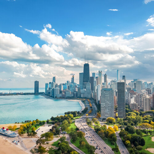 Chicago and Lake Michigan